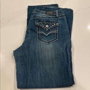 Earl Jeans Women's Straight Leg Jeans - Blue Size 10